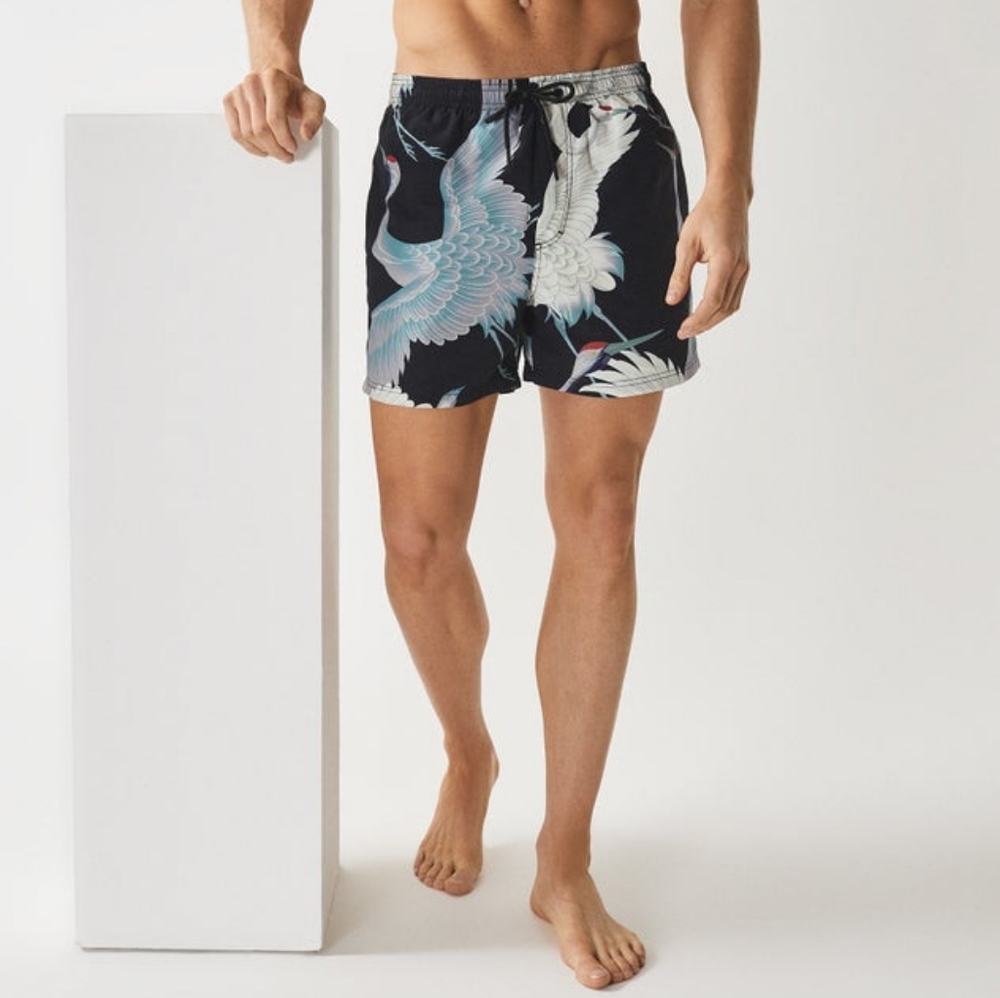 REISS SUNNY PRINTED SWIM SHORTS